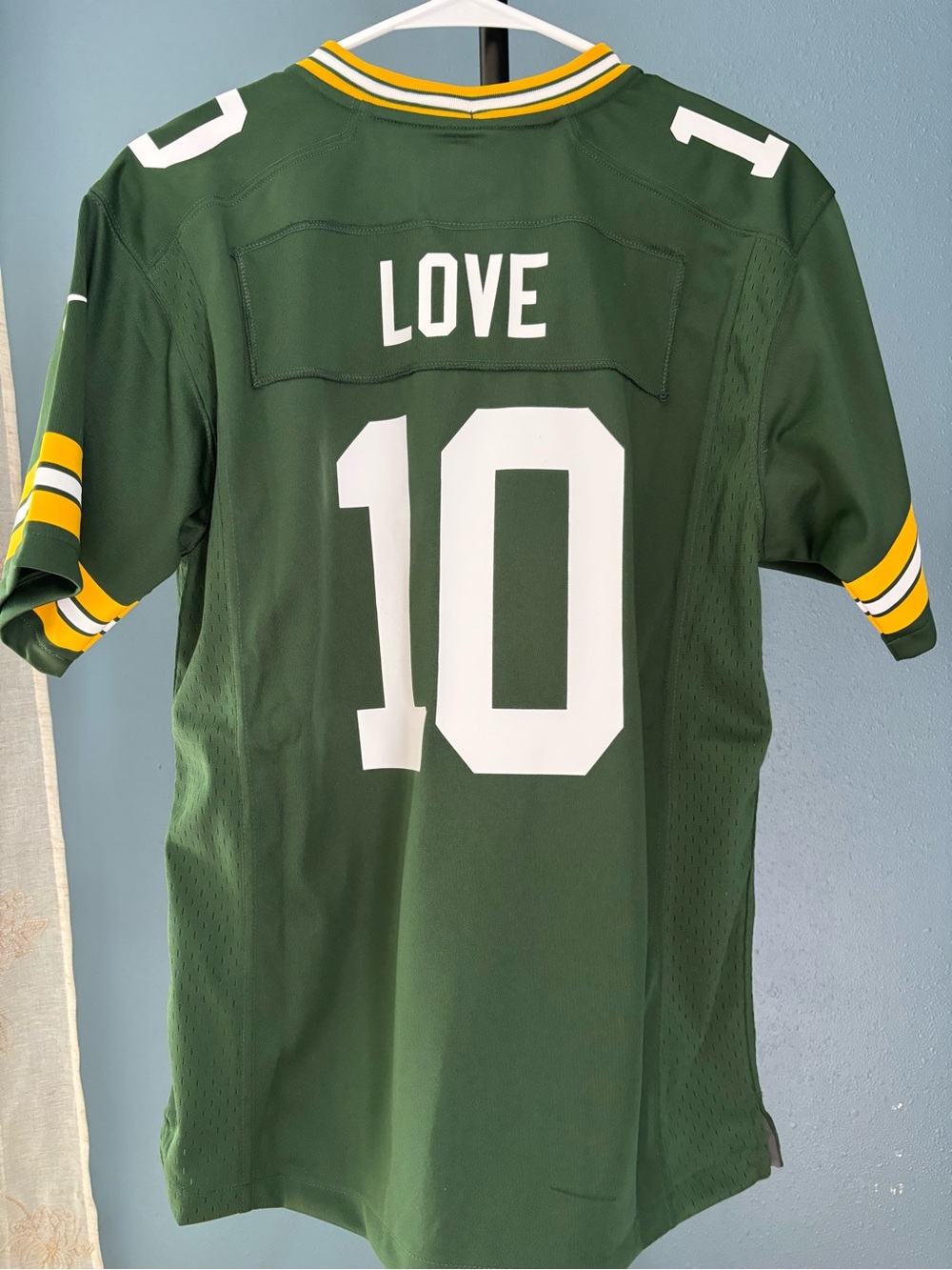 NWT YOUTH L Green Bay Packers Nike Love #10 Love Football Jersey